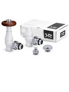 SR Rubinetterie комплект Old Style 1/2" угловой, цвет: белый, арт. К367-1500V00A