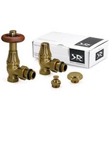 SR Rubinetterie комплект Old Style 1/2" угловой, цвет: бронза, арт. К367-1500Z000