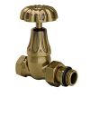 Прямой клапан SR Rubinetterie для радиатора серия Old Style 1/2", цвет: бронза, арт. 0338-1500Z000