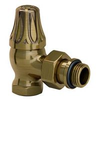 Угловой клапан SR Rubinetterie для радиатора серия Old Style 1/2", цвет: бронза, арт. 0341-1500Z000