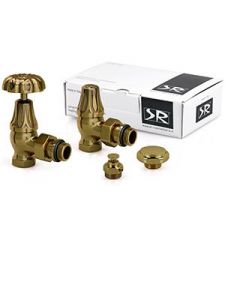 SR Rubinetterie комплект Old Style 1/2" угловой, цвет: бронза, арт. K337-1500Z000