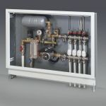 Oventrop Multidis SF 1" коллектор на теплый пол для 12 контуров