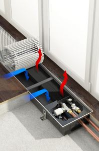 Конвектор встраиваемый (внутрипольный) Varmann Ntherm 230мм Ntherm  230.90.1000