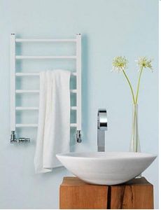 Полотенцесушители Zehnder Stalox (Зендер Сталокс) для ГВС 450х800 цвет белый купить недорого в Москве с доставкой по России